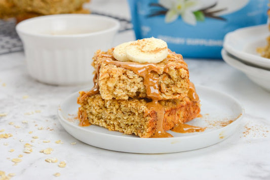 Banana Oatmeal Bars Featuring Amazing Creamer - Superfoods Company