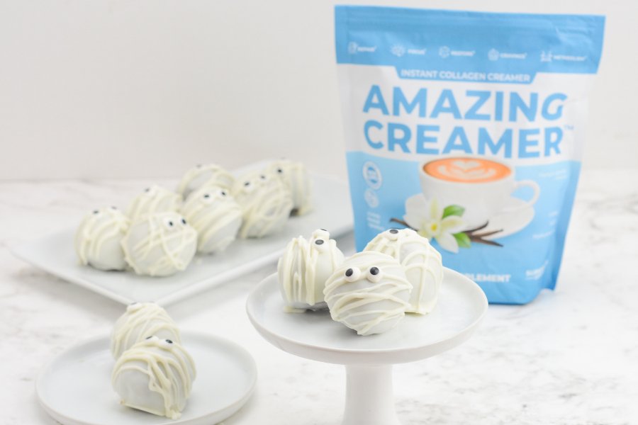 Mummy Cake Balls Featuring Amazing Creamer - Superfoods Company