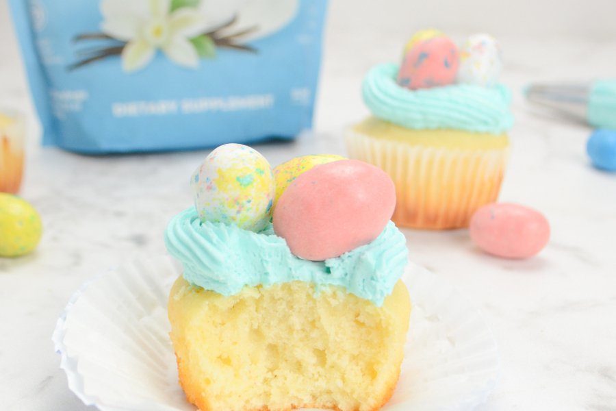 Spring Cupcakes Featuring Amazing Creamer - Superfoods Company