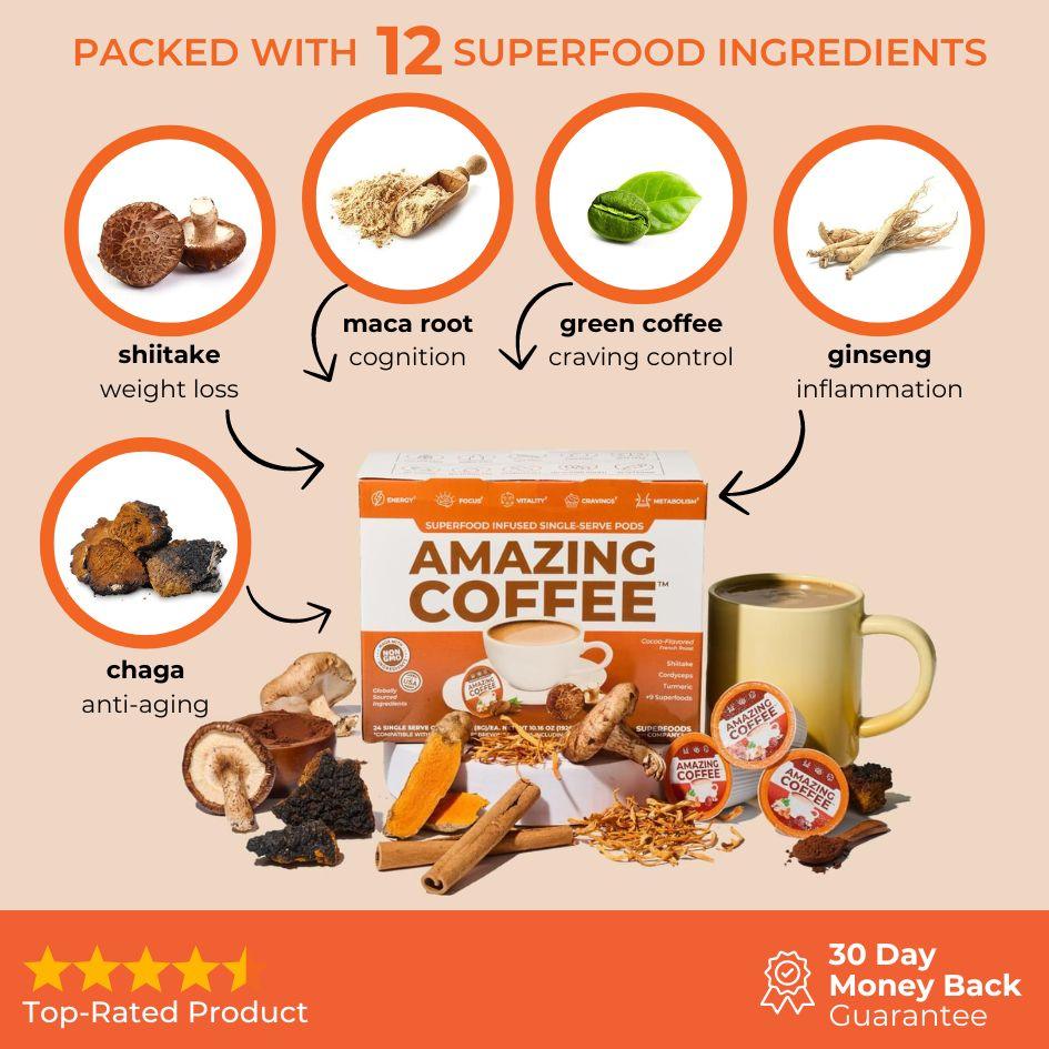 Amazing Coffee (K-Cups) - Superfoods Company