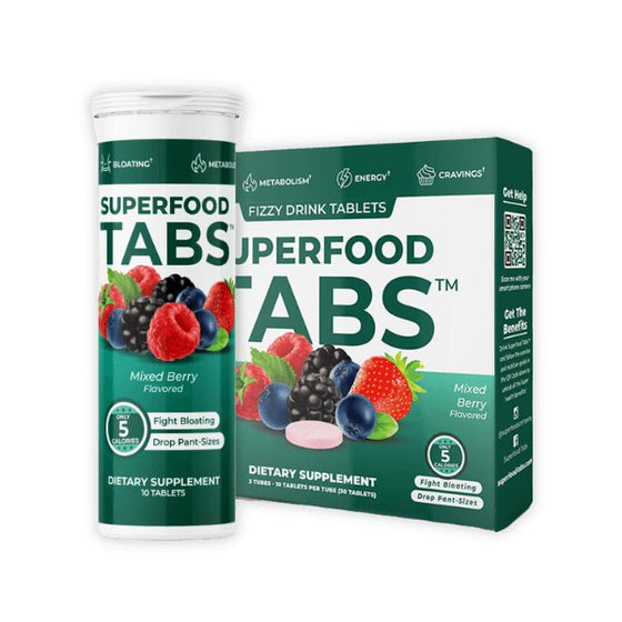 Superfood Tabs Tasty, Fizzy Drink Tablets Packed With 15 Superfoods